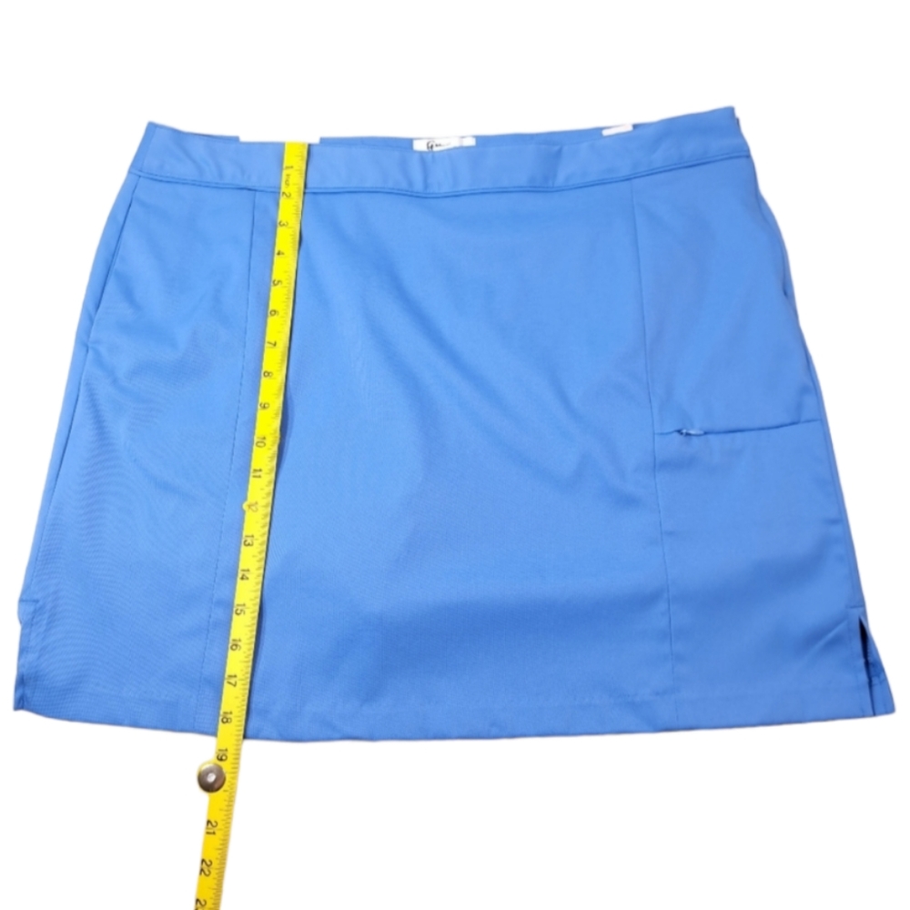 Greg Norman Women's Baby Blue Golf Skirt With In Built Underwear Size 16 - Picture 10 of 13